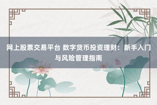 网上股票交易平台 数字货币投资理财：新手入门与风险管理指南