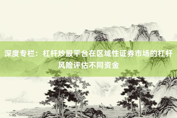深度专栏：杠杆炒股平台在区域性证券市场的杠杆风险评估不同资金